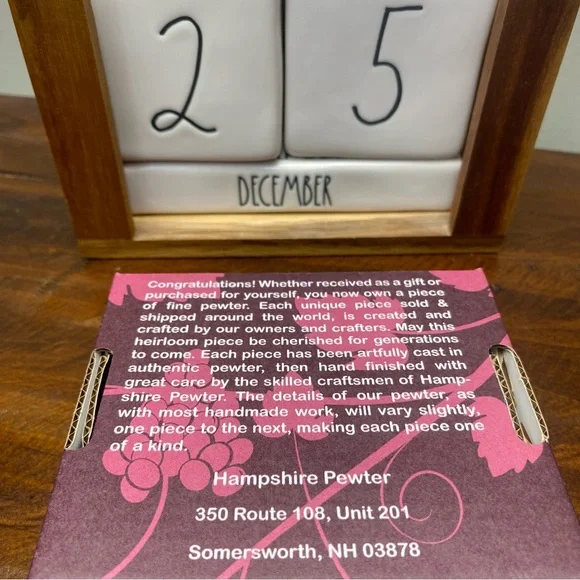 Pewter Maple Tree Christmas Ornament - Picture 4 of 9